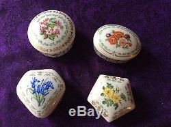 12 Boxes- The Flowers of Colonial America- Fine Limoges Porcillian