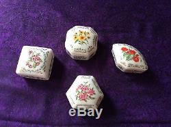 12 Boxes- The Flowers of Colonial America- Fine Limoges Porcillian