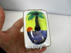 1997 Dubarry Peint Main France Limoges Lmt Ed #51 Masks Bette Midler Trinket Box