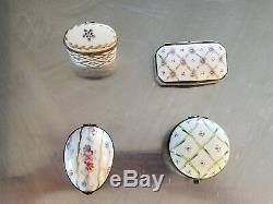 4 Beautiful original Limoges Boxes Moving out sale