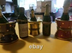 5 Champagne Limoges Boxes Lot. Authentic France French Trinket bulk wholesale