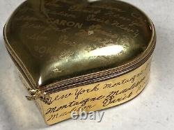 ARTORIA Limogeges France Trinket Box for CARON Paris Perfume Rare Limited