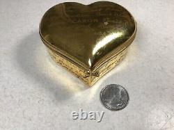 ARTORIA Limogeges France Trinket Box for CARON Paris Perfume Rare Limited