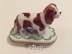 ARTORIA Limoges Cavalier King Charles 231/1000. Made In France. Retail $245.00