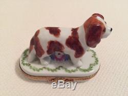 ARTORIA Limoges Cavalier King Charles 231/1000. Made In France. Retail $245.00
