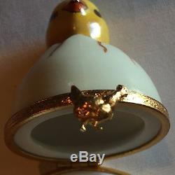 ARTORIA Peint Mein CHICK HATCHING FROM EGG Trinket Box from LIMOGES FRANCE Box