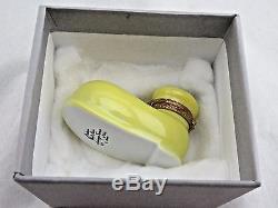 Artoria Disney Mickey Mouse Shoe Boot Limoges Trinket Box, RARE