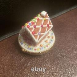 Artoria Gingerbread House Limoges Box 2013 France Trinket Box Rings Rare