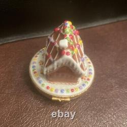 Artoria Gingerbread House Limoges Box 2013 France Trinket Box Rings Rare