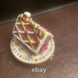 Artoria Gingerbread House Limoges Box 2013 France Trinket Box Rings Rare