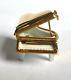 Artoria Hand Painted Porcelain Limoges Gold Grand Piano Trinket Box