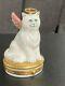 Artoria Limoges France Angelic Cat Porcelain Trinket Box Peint Main Hand Painted
