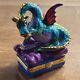 Artoria Limoges Fantasy Dragon Trinket Box Porcelain Peint Main 107/1000