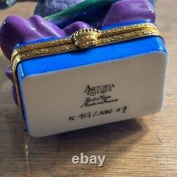 Artoria Limoges Fantasy Dragon Trinket Box Porcelain Peint Main 107/1000