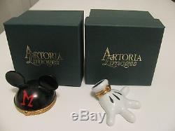Artoria Limoges Mickey Mouse Ears and White Glove. LE, Immaculate