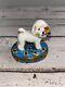 Artoria Limoges Peint Main France Bichon Frise Trinket Box Numbered Signed