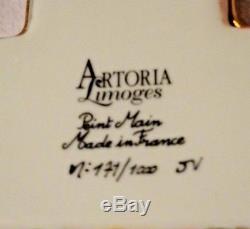 Artoria Limoges Porcelain Kimono Trinket Box with Sandals Limited 171/1000