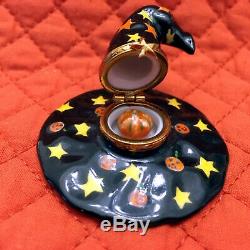 Authentic Artoria Halloween Witch Hat Trinket Box Numbered Ltd Edition Limoges