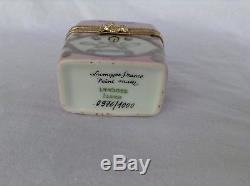 Authentic FRENCH LIMOGES BOX Trunk Floral Perfume Princess Diana ALTHORP Special