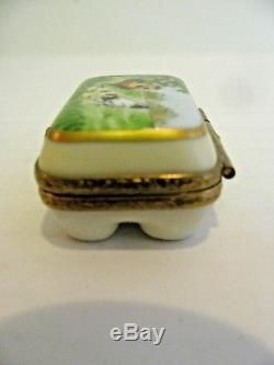Authentic French Limoges Egg Carton Trinket Box, LE 263/300, Excellent Condition