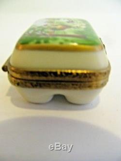 Authentic French Limoges Egg Carton Trinket Box, LE 263/300, Excellent Condition
