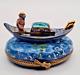 Authentic French Limoges Trinket Box Gondolier In Venice By Sinclair