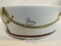 Authentic GUCCI 6 Porcelain Trinket Box Made In France Signed Numbered