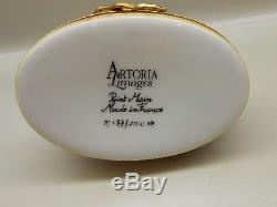Authentic Limoges Box France Artoria Armadillos & Cactus Numbered Edition