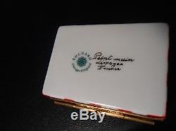 Authentic Limoges Box France Peint Main Rochard Box of Donuts