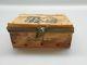 Authentic Limoges Box France Peint Main Rochard Wine Crate With Bottles Of Wine