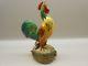 Authentic Limoges Box France Peint Main Vintage Pv Crowing Rooster
