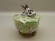 Authentic Limoges Box Peint Main France Chamart Rabbit In A Head Of Lettuce