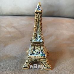 Authentic Limoges Trinket Box Eiffel Tower
