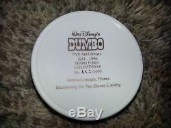 BABY DUMBO Disney 1996 LIMOGES DRESSER TRINKET BOX Artoria LIMITED ED Mrs. Jumbo