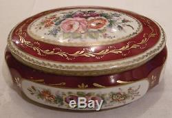 Beatiful Limoges Porcelan Box Decor Hand Painted