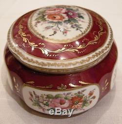 Beatiful Limoges Porcelan Box Decor Hand Painted