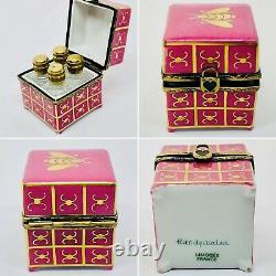Beautiful French vintage scent Bottle trinket box from Limoges