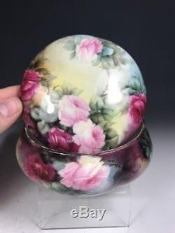 Beautiful Hand-Painted Trinket Box Roses