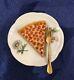 Beautiful Limoges Paint Mein Slice Of Pie On A Plate Trinket Box