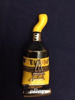 Beautiful Vintage Limoges France Trinket Box Artist's Yellow Paint Tube