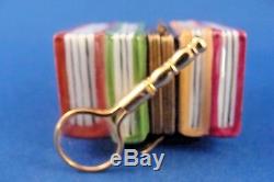 Book Stack Magnifying Glass authentic FRENCH LIMOGES box
