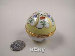 COEURS FLEURIS by LE TALLEC for TIFFANY & Co Limoges Round Trinket Pill Box