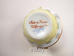 COEURS FLEURIS by LE TALLEC for TIFFANY & Co Limoges Round Trinket Pill Box