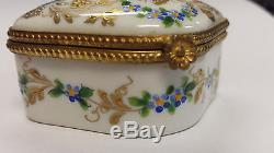Camille Le Tallec Porcelain Trinket Box-Paris France-Rare Collector Piece-1942