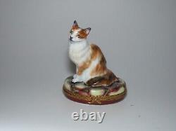 Cat Pierre Arquie Limoges France Ltd Ed 068/750 Trinket Box Peint Main