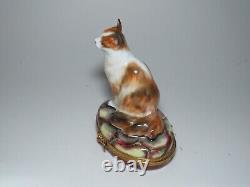 Cat Pierre Arquie Limoges France Ltd Ed 068/750 Trinket Box Peint Main