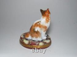 Cat Pierre Arquie Limoges France Ltd Ed 068/750 Trinket Box Peint Main