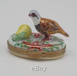 Chamart Limoges 4 Days Of Christmas A Partridge In A Pear Tree Box