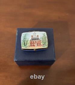 Chamart Limoges France Colonial Williamsburg Governor's Palace Trinket Box