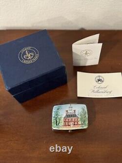 Chamart Limoges France Colonial Williamsburg Governor's Palace Trinket Box